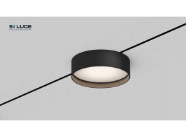 ST670.446.12 Магнитный трековый светильник Черный LED 1*12W 4000K 500Lm Ra>80 100° IP20 D113xH34 24V