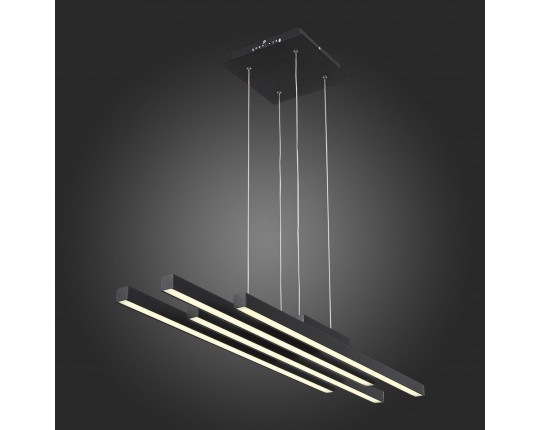 SL933.403.04 Люстра подвесная ST-Luce Черный/Белый,Черный LED 1*38W 3000K/4000K/6000K