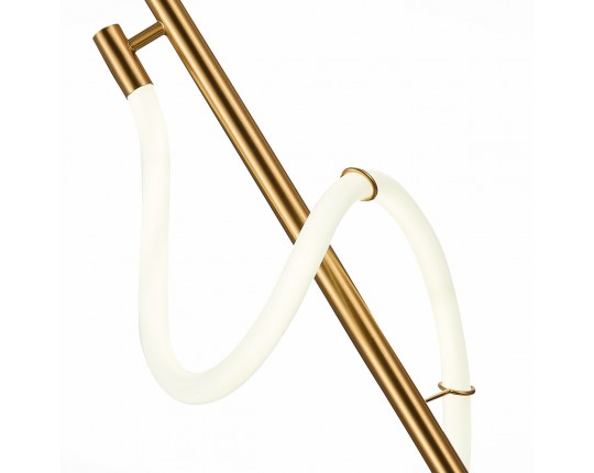 SL6102.303.16 Светильник подвесной ST-Luce Латунь/Белый LED 1*16W 4000K