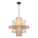 SL6241.513.01 Светильник подвесной ST-Luce Древесный/Белый E27 1*40W