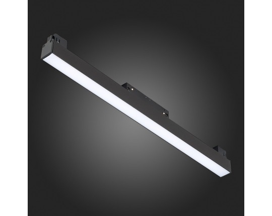 ST360.436.24 Магнитный трековый светильник MKL-100-24W3K-B Черный 600x22x44,48V,24W LED,Orsam