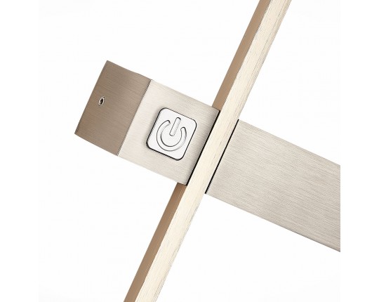 SL1589.011.01 Светильник настенный ST-Luce Никель/Никель LED 1*6W 4000K