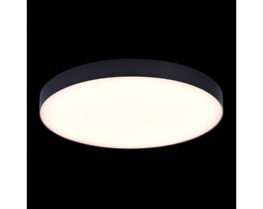 ST606.432.96 Светильник потолочный Черный LED 1*96W 3000K 8 640Lm Ra>85 120° IP20 D600xH55 185-265V