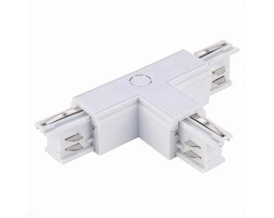 ST030.509.16L1 Т-оБразный токоподвод левый 1 для трехфазного шинопровода ST-Luce Белый