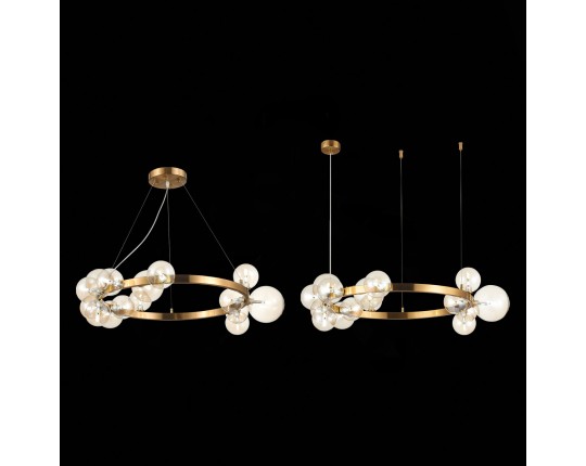 SL1165.303.15 Светильник подвесной ST-Luce Бронза/Коньячный G4 15*5W