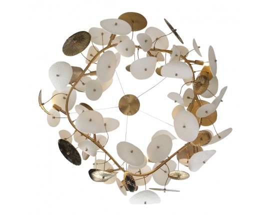 SL1518.303.10 Светильник подвесной ST-Luce Латунь/Белый G9 10*5W 4000K