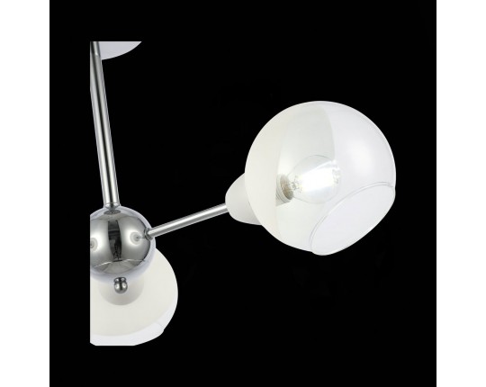 SLE102702-03 Светильник потолочный Хром/Прозрачный, Матовый никель E14 3*40W