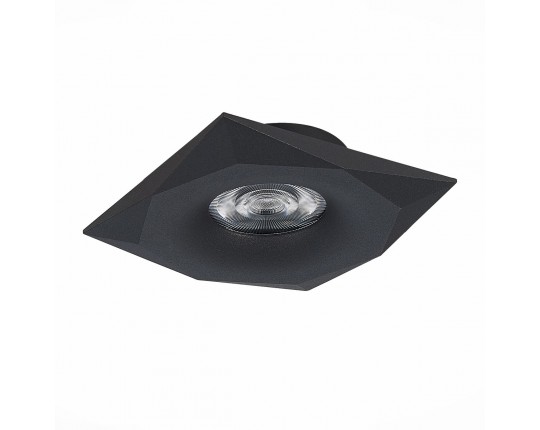 ST203.408.01 Св-к встр. Черный GU10 1*50W  L95xW95xH25 220V Без ламп