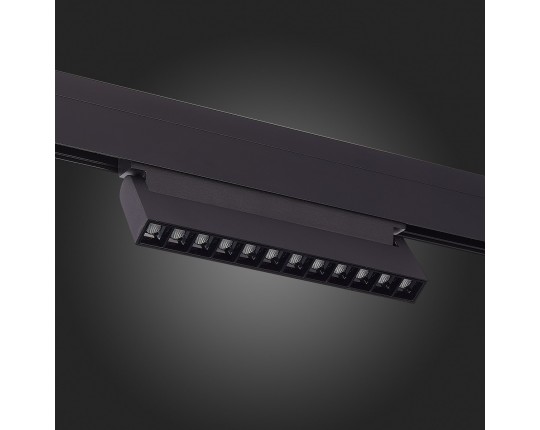 ST364.446.12 Магнитный трековый светильник Черный LED 1*12W 4000K 1 009Lm Ra>90 36° IP20 L219xW22xH1