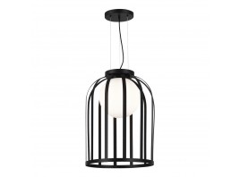 SL6129.403.01 Светильник подвесной ST-Luce Черный/Белый E27 1*60W