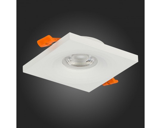 ST205.518.01 Св-к встр. Белый GU10 1*50W  L94xW94xH27 220V Без ламп