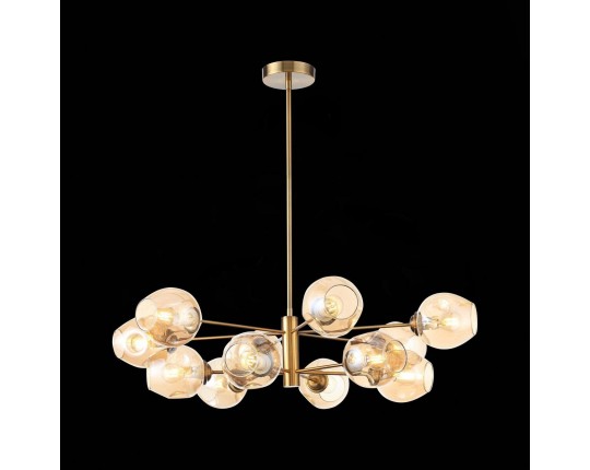 SL1500.203.12 Светильник подвесной ST-Luce Золотистый/Янтарный E14 12*40W