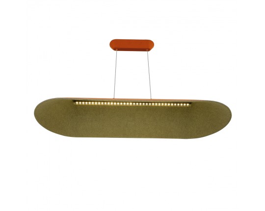 SL3001.823.01 Светильник подвесной ST-Luce Оранжевый,Серый/Оранжевый,Серый LED 1*32W