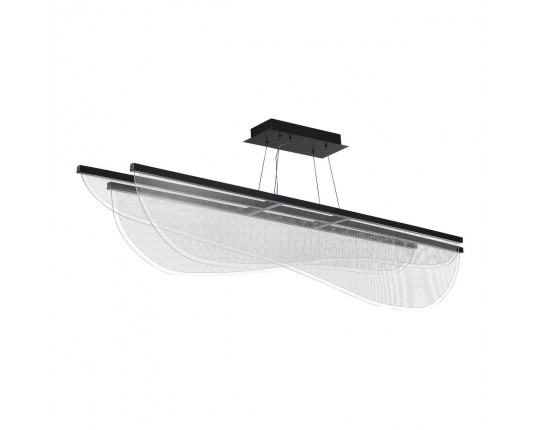 SL6509.423.01 Светильник подвесной ST-Luce Черный/Прозрачный LED 1*60W 4000K