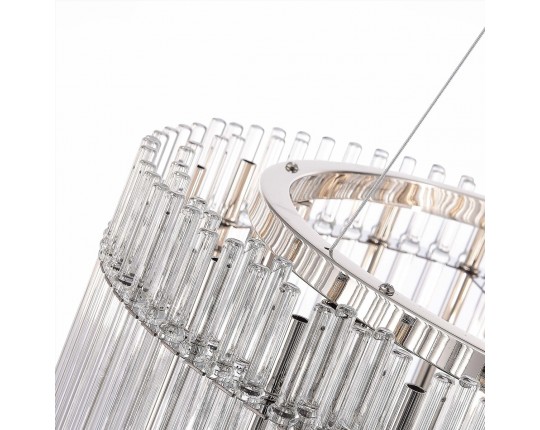 SL1656.113.06 Люстра подвесная ST-Luce Никель/Прозрачный E14 6*40W