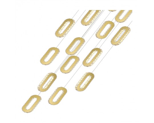 SL6506.203.18 Светильник подвесной ST-Luce Золотистый/Золотистый, Прозрачный LED 18*9W 3000K