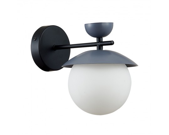 SLE220201-01 Светильник настенный Черный, Серый/Белый G9 1*5W