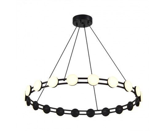 SL6610.403.20 Светильник подвесной ST-Luce черный/белый LED 1*40W 4000K