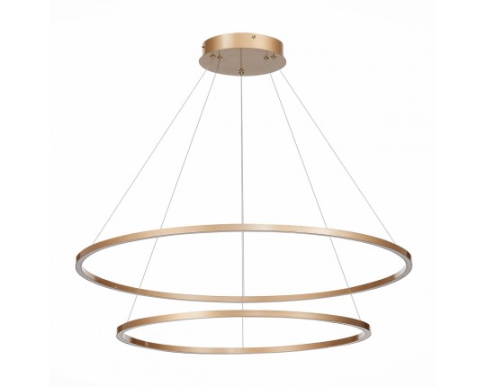 ST605.243.91 Светильник подвесной ST-Luce Золотистый/Белый LED 1*91W 4000K