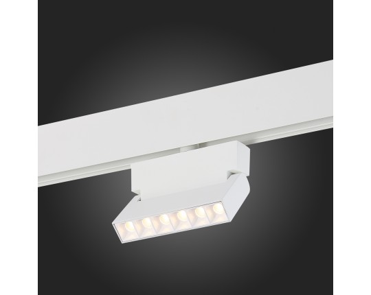ST362.536.06 Магнитный трековый светильник белый LED 1*6W 3000K 532Lm Ra>80 36° IP20 L120xW22xH134 4