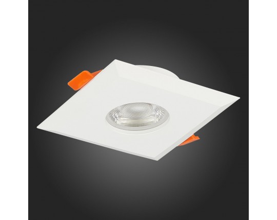 ST204.508.01 Св-к встр. Белый GU10 1*50W  L94xW94xH25 220V Без ламп