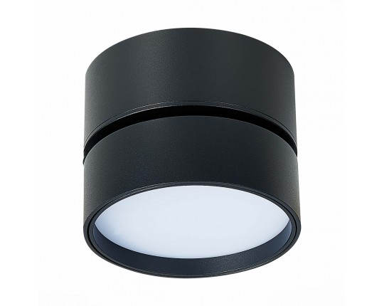 ST651.432.14 Светильник потолочный поворотный Черный LED 1*14W 3000K 1 100Lm Ra>90 120° IP20 D105xH8