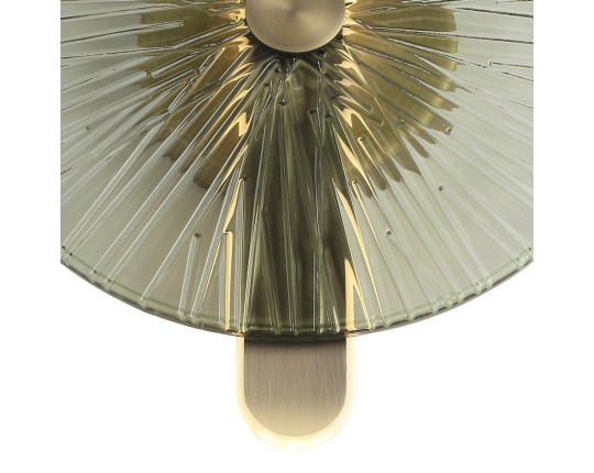 SL6141.321.01 Светильник настенный ST-Luce бронза/зелёный LED 1*11W 4000K