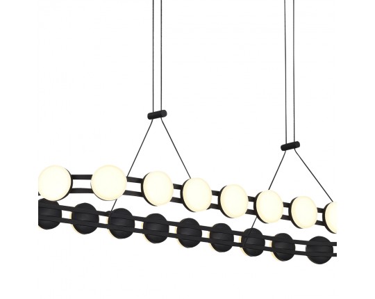 SL6610.403.26 Светильник подвесной ST-Luce черный/белый LED 1*50W 4000K