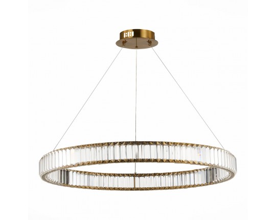 SL1622.383.01 Люстра подвесная ST-Luce Латунь/Прозрачный LED 1*52W 4000K