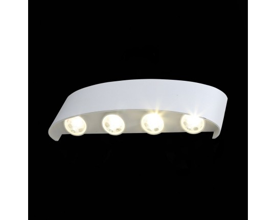 SL089.501.08 Светильник уличный настенный ST-Luce Белый кварцевый LED 8*1W 4000K