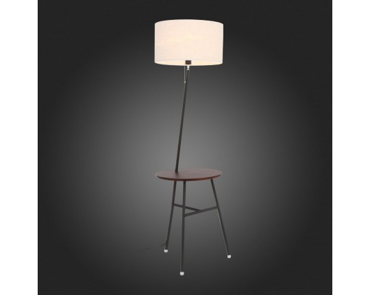 SLE302.415.01 Торшер ST-Luce Черный, Коричневый/Бежевый E27 1*40W