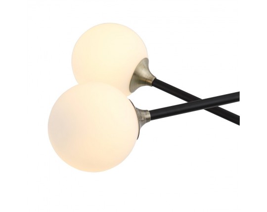 SL429.403.02 Светильник потолочный ST-Luce Черный, Золото/Белый G9 2*5W