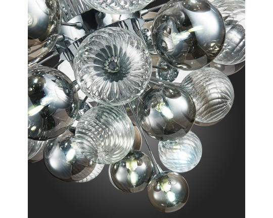 SL1124.103.29 Люстра подвесная ST-Luce Хром/Дымчатый, Прозрачный G9 29*5W 4000K