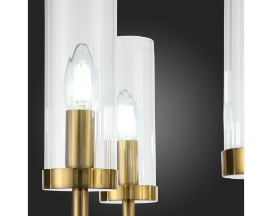 SL1159.303.07 Люстра подвесная ST-Luce Латунь/Латунь, Прозрачный E14 7*60W