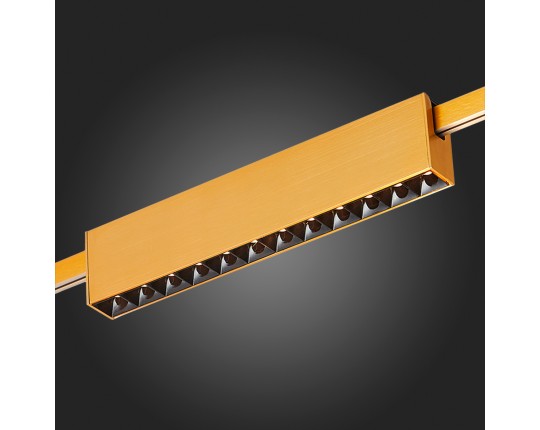 ST816.206.12 Магнитный трековый светильник FARM Золотистый LED 1*12W 3000K 706Lm Ra90 40 IP20 L232xW