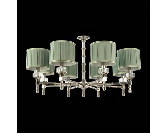 SL1121.103.08 Люстра подвесная ST-Luce Никель/Оливковый E14 8*40W