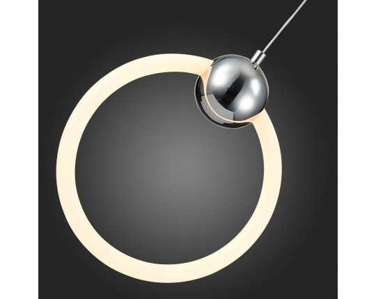 SL1578.103.01 Подвес ST-Luce Хром/Белый,Хром LED 1*15W 3000K