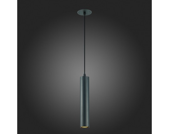 ST151.408.01 Встраиваемый подвесной светильник Черный GU10 1*50W  IP20 D54xH290 220V Без ламп