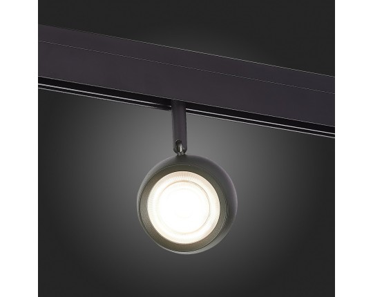 ST355.446.10 Магнитный трековый светильник Черный LED 1*10W 4000K 470Lm Ra>80 36° IP20 L120xW50xH176