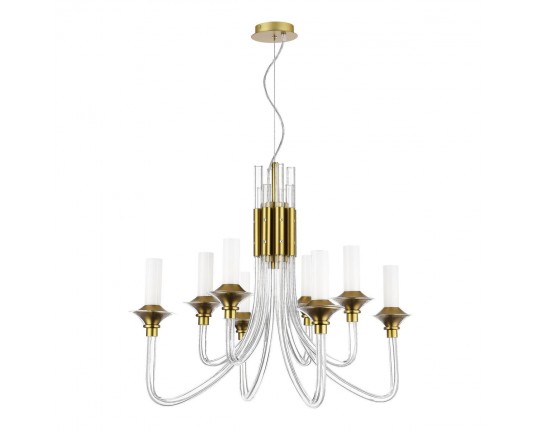 SL1241.203.08 Люстра подвесная ST-Luce Золотистый/Белый E14 8*40W