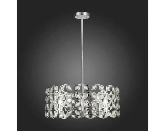 SL1104.103.05 Светильник подвесной ST-Luce хром/прозрачный E14 5*60W
