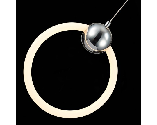 SL1578.103.01 Подвес ST-Luce Хром/Белый,Хром LED 1*15W 3000K