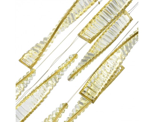 SL6205.303.09 Светильник подвесной ST-Luce Латунь/Прозрачный LED 1*99W 4000K