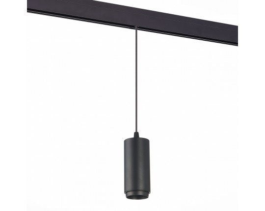 ST357.443.06 Магнитный трековый светильник подвесной ZOOM Черный LED 1*6W 4000K 667Lm Ra>80 10-60° I