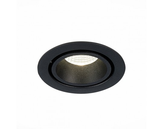 ST705.448.10 Св-к встр. Черный LED 1*10W 4000K 750Lm Ra>90 38° IP20 D102xH85 170-240V