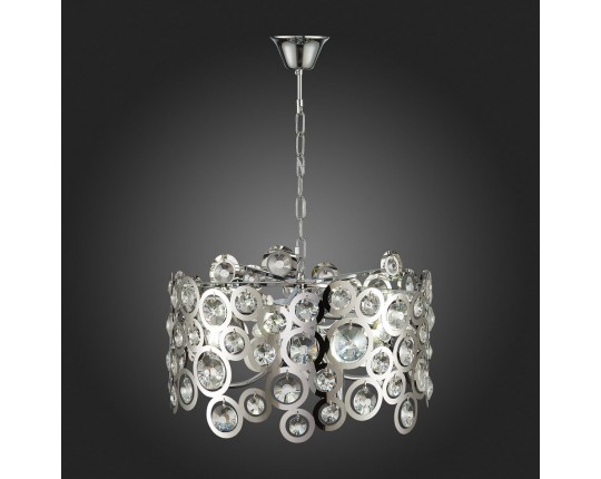 SL1103.103.08 Светильник подвесной ST-Luce Хром/Прозрачный,Хром E14 8*60W