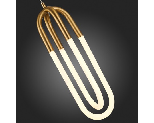 SL1579.303.02 Подвес ST-Luce Латунь/Латунь, Белый LED 2*14W 3000K