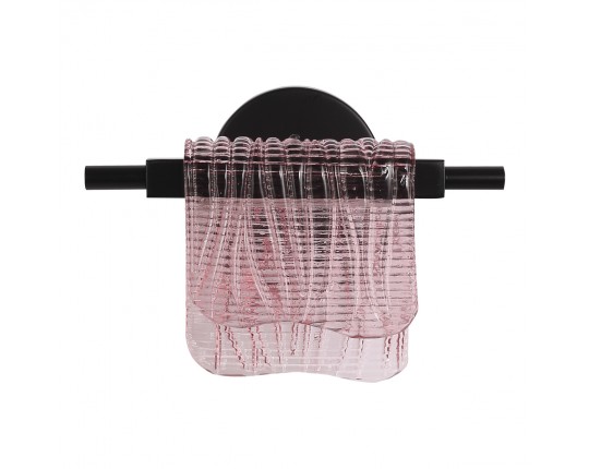 SL6021.401.06 Светильник настенный ST-Luce черный/розовый LED 1*6W 3000K