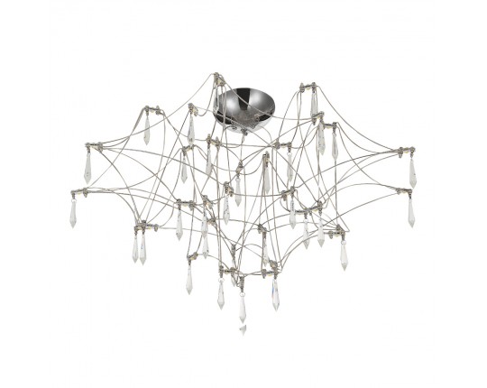 SL6601.102.78 Светильник потолочный ST-Luce Хром/Прозрачный LED 78*0,35W 3000K