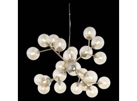 SL438.203.24 Люстра подвесная ST-Luce Золотистый/Коньячный G9 24*5W